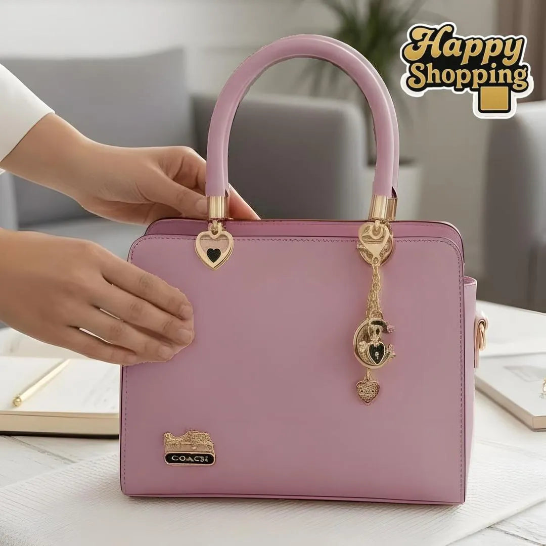 Rexine Handbag for Girls Medium Size Multicolor