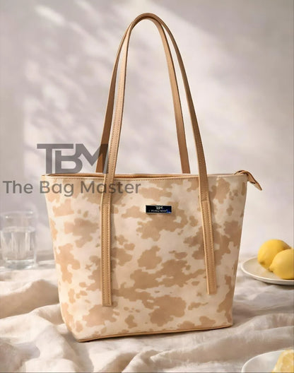 Multicolor Rexine Top Handle Tote Bag for Girls