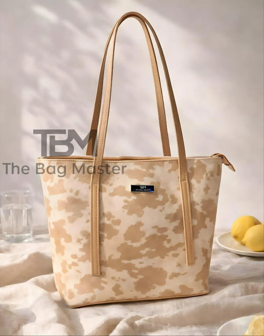 Multicolor Rexine Top Handle Tote Bag for Girls