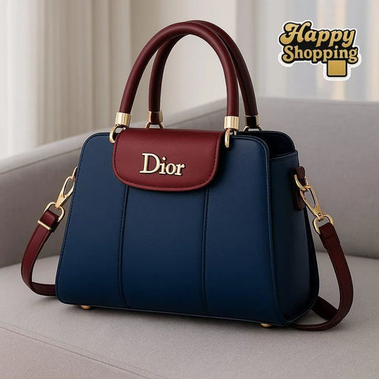 Women's Leather Plain Shoulder Bag