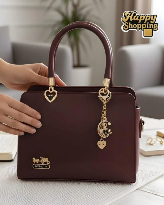 Rexine Handbag for Girls Medium Size Multicolor
